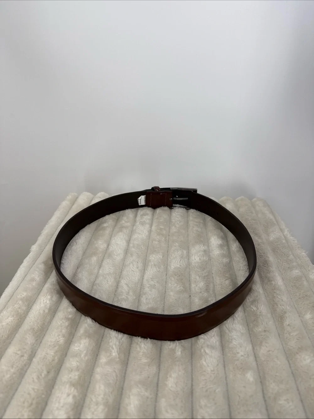 Florsheim Men's Smooth Genuine Leather Belt Brown, 36”